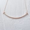 18K Gold Diamond large smile necklace
