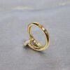 Luxury Collection 18K Gold Diamond Nail Ring