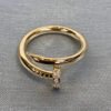 Luxury Collection 18K Gold Diamond Nail Ring