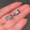 18K Gold Diamond Earrings