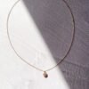 18K Solid Gold Diamond Necklace，14K Gold Solitaire Certified Diamond Necklace Gold Natural Diamond Necklace For Her Gift For Wife