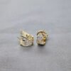 18K Gold Diamond Earrings