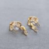 18K Gold Diamond Earrings