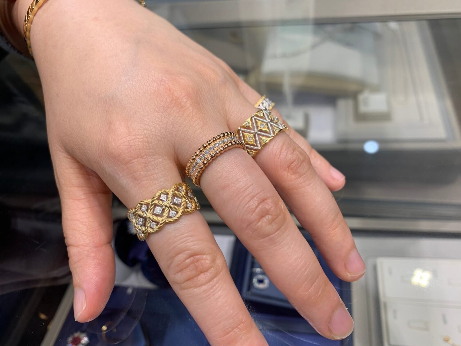 18K Gold Twist Rope Ring