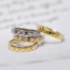 14k Solid Gold Wedding Band 3mm CoCo 18Kt Wedding Ring Solid Gold Men’s Women‘s Wedding Ring Thin Promise Ring Free Laser Entgrave