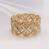 18K Gold Twist Rope Ring