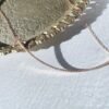 18K Gold Diamond large smile necklace