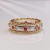 image_a2b4020d-4057-476b-8b33-1f94d871b9d0-1 18K Solid Gold wedding band engagement Ruby Ring vintage Diamond engagement ring Vintage Ruby Ring For Woman