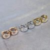 18K Gold Diamond Earrings
