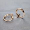 14k Gold Diamond T Ring, Open Cuff Ring, Open T Ring, T Wire Ring, T Bar Ring, Geometric Ring, Gold Stacking Ring, Mother‘s Day Gift