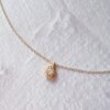 18K Solid Gold Diamond Necklace，14K Gold Solitaire Certified Diamond Necklace Gold Natural Diamond Necklace For Her Gift For Wife