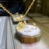 Single Diamond Floating necklace, Natural Diamond necklace, single drill diamond necklace for women, 0.13ct Diamond necklace pendant.