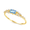 Santa Maria Aquamarine Ring 18K gold