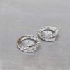 Unisex Diamond Snake Septum Piercing, 14K Solid Gold Diamond Snake Daith Piercing, Snake Daith Clicker, Gold Snake Clicker Nose Piercing