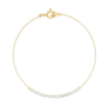 18K Diamond Cluster Chain Bracelet