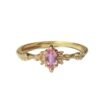 Pink Sapphire Ring 18K Gold