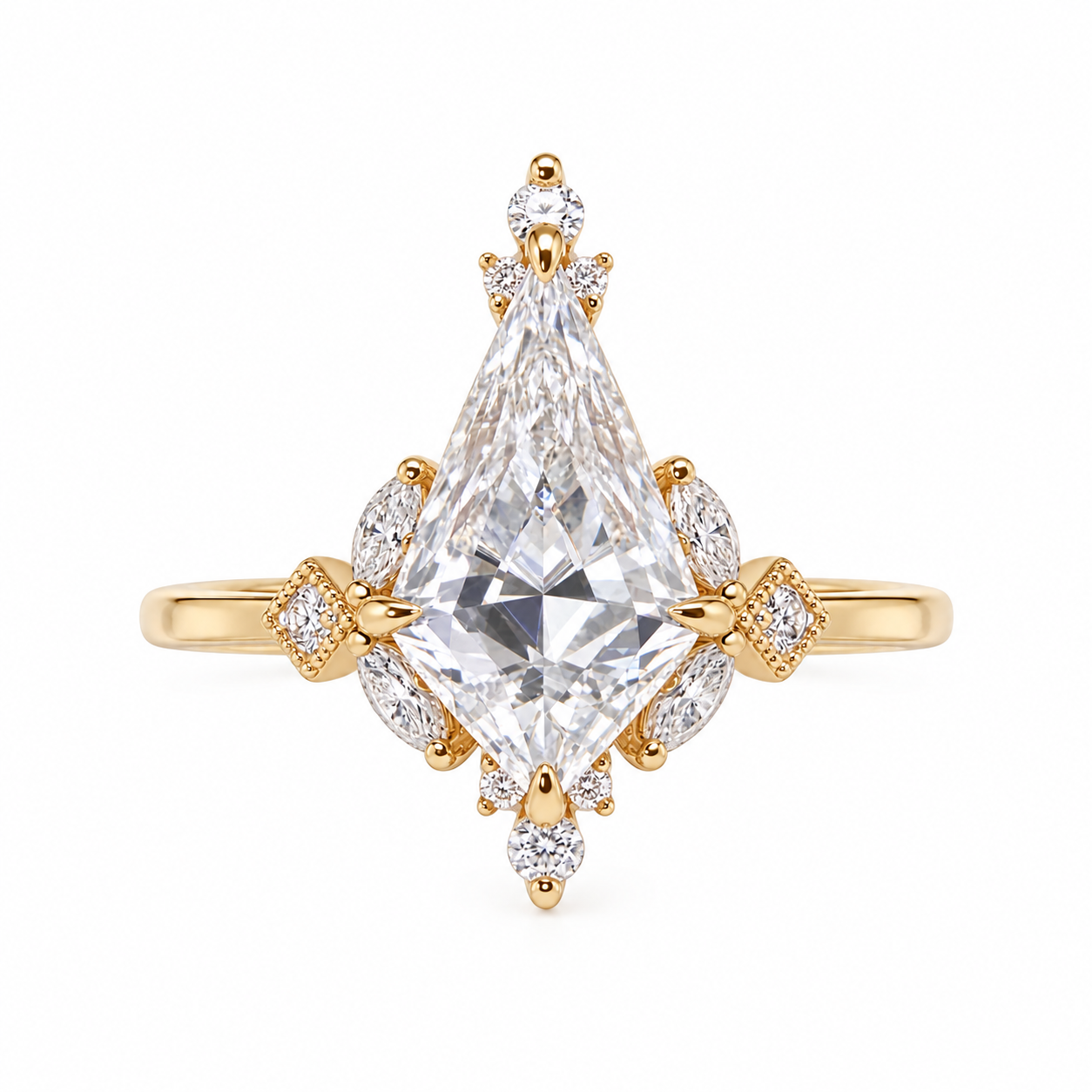 be9f8de2-0069-4cc4-8f06-d80a918a962d Celestial Kite-Cut Diamond Ring in Gold