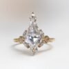 Celestial Kite-Cut Diamond Ring in Gold