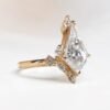 Celestial Kite-Cut Diamond Ring in Gold