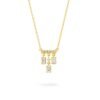 18K Gold Chandelier Sway Diamond Necklace