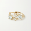 18K Solid Diamond Hoop Earrings, Dainty Double Stone Huggie Hoops, Minimalist Fine Jewelry for Women