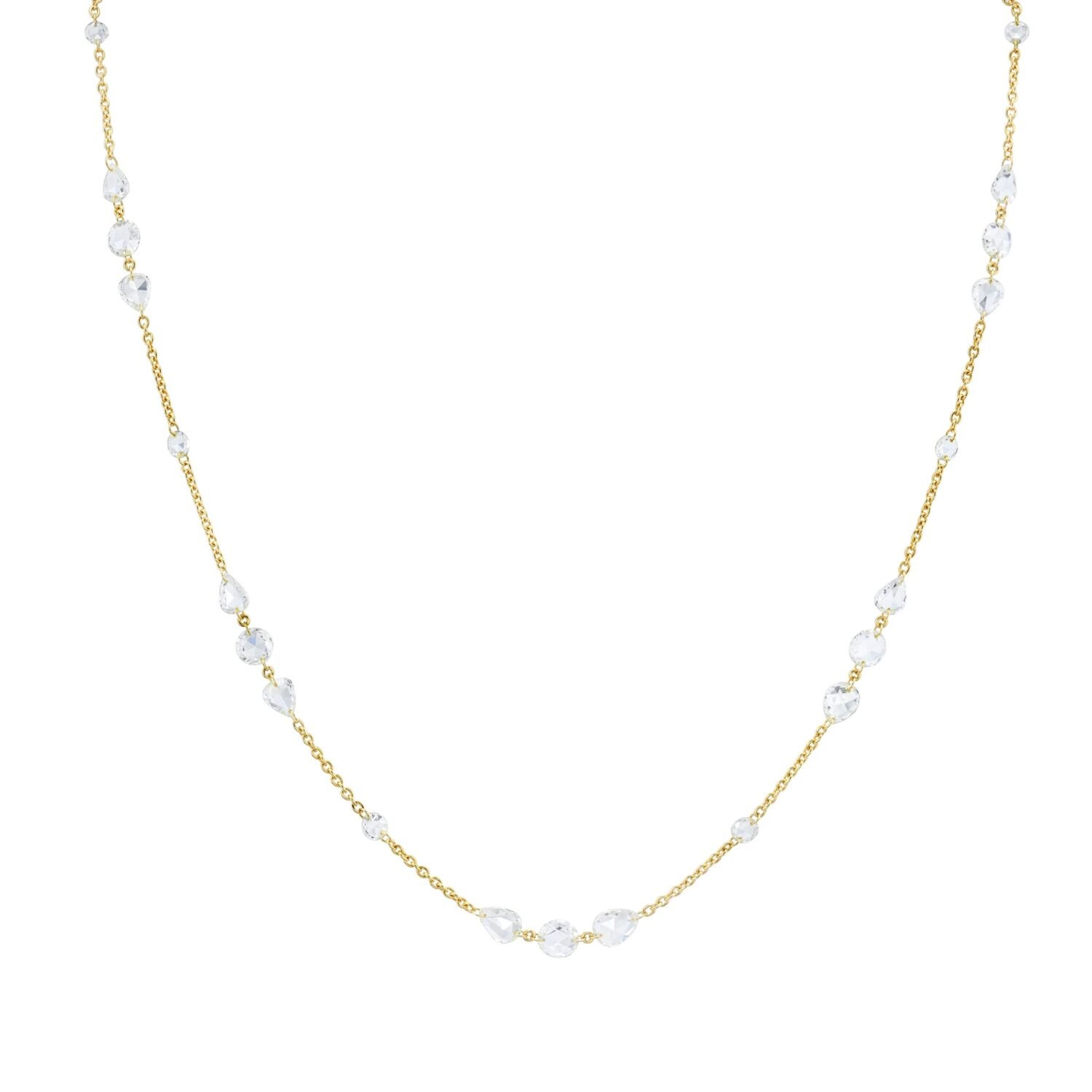 img_9653 18K Solid Gold Dewdrop Necklace-Eau de Rose Collection