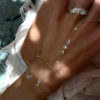 Eau de Rose Cut Diamond Hand Chain