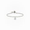 Danaé chain ring with one diamond
