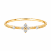 1f98a8dc-b052-4470-94b6-11c3d756cc40-2 18K Gold Diamond Clover Ultra-Thin Ring