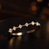 2246f8e8-dc91-41c3-98cb-246dbf344710 18K Gold Floating Diamond Band Ring