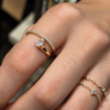 4741046e-1d98-4f43-9fd6-1fb2e27c3577 18K Gold Floating Diamond Band Ring