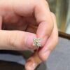 6555 18K Solid Gold Four-Petal Lab Grown Diamond Stud Earrings | 1.00 CTW