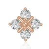 img_2513 18K Solid Gold Four-Petal Lab Grown Diamond Stud Earrings | 1.00 CTW