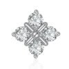 img_2514 18K Solid Gold Four-Petal Lab Grown Diamond Stud Earrings | 1.00 CTW